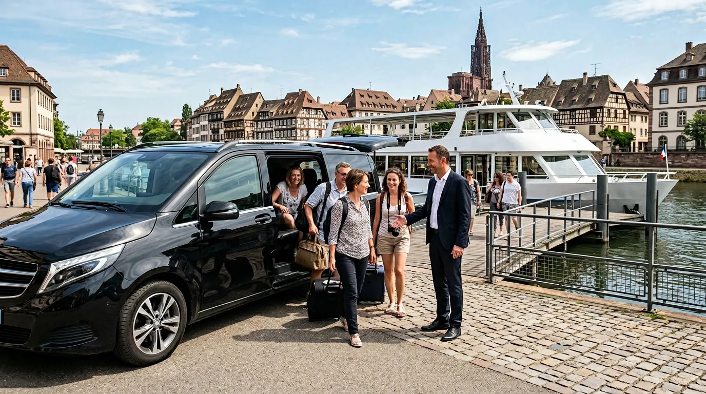 VTC embarcadere Batorama Strasbourg