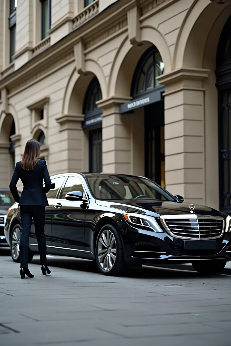 Chauffeur prive VTC FJ13 a Strasbourg en berline Mercedes
